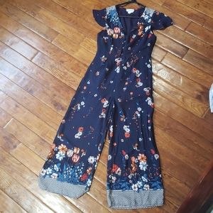 Floral Romper/ Pant Suit